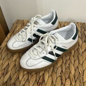 Adidas Gazelles Cloud White / Collegiate Green / Core Black size 5/36